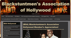 Desktop Screenshot of blackstuntmensassociation.com