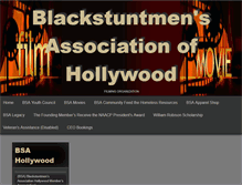 Tablet Screenshot of blackstuntmensassociation.com